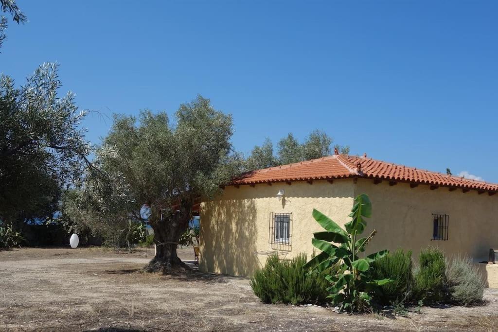 House By The Sea At Skaloma, Loutraki Villa วูลิอักเมนิเลค ภายนอก รูปภาพ